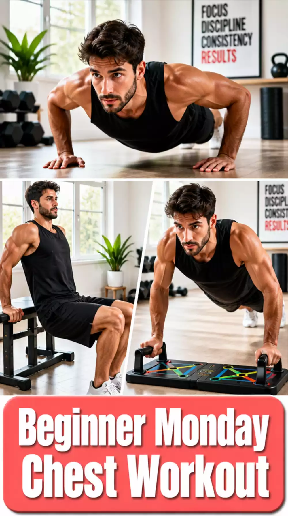 Beginner Monday Chest and Triceps Day That Builds Upper Body Push Strength
