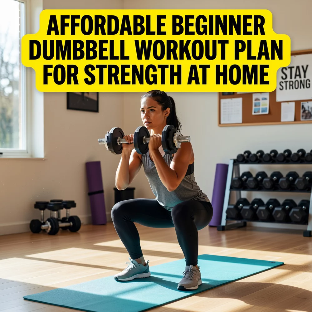 Affordable Beginner Dumbbell Workout Plan for Strength at Home
