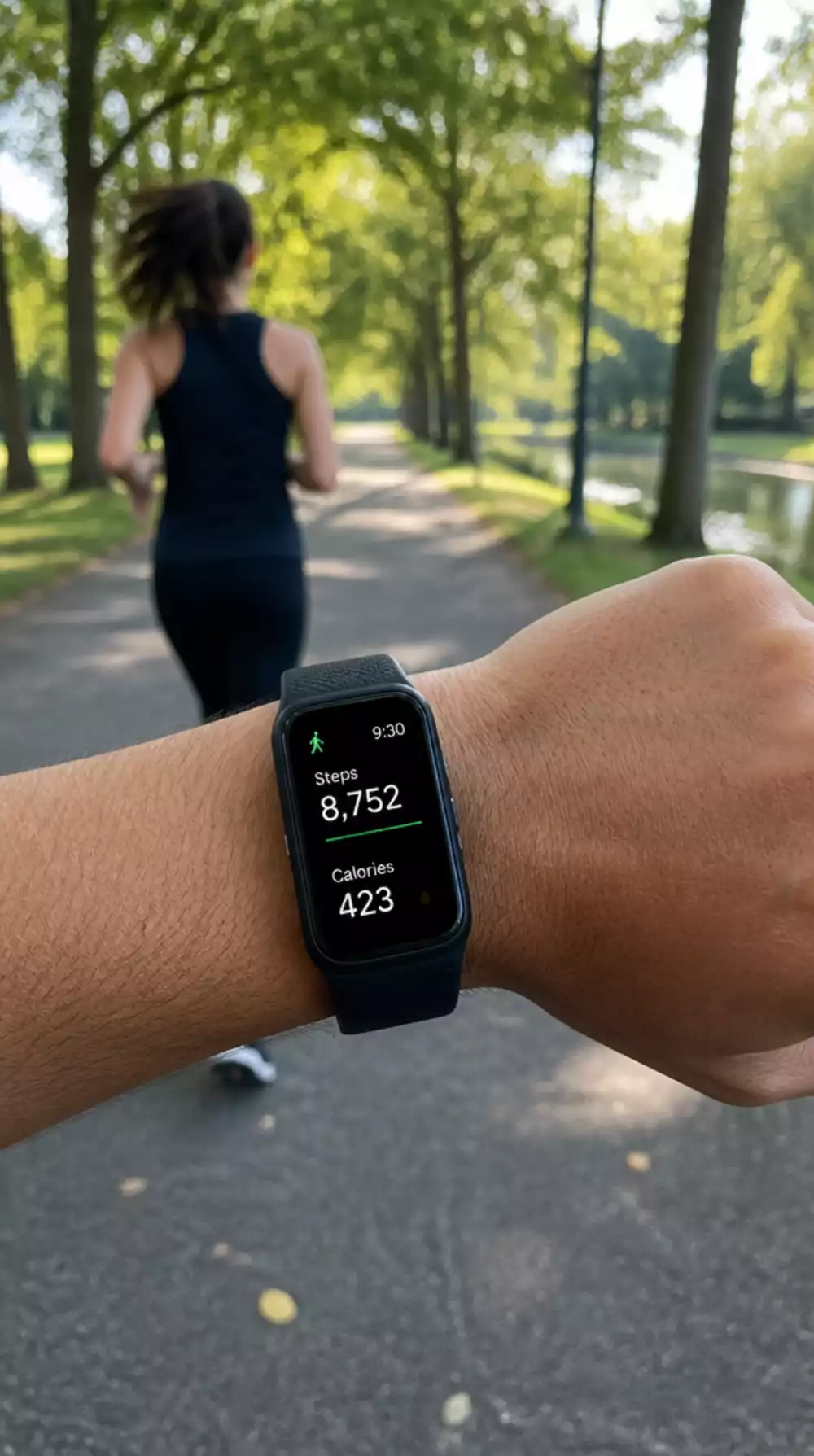 Beginner Fitness Tracker Watch That Counts Steps and Calories Automatically