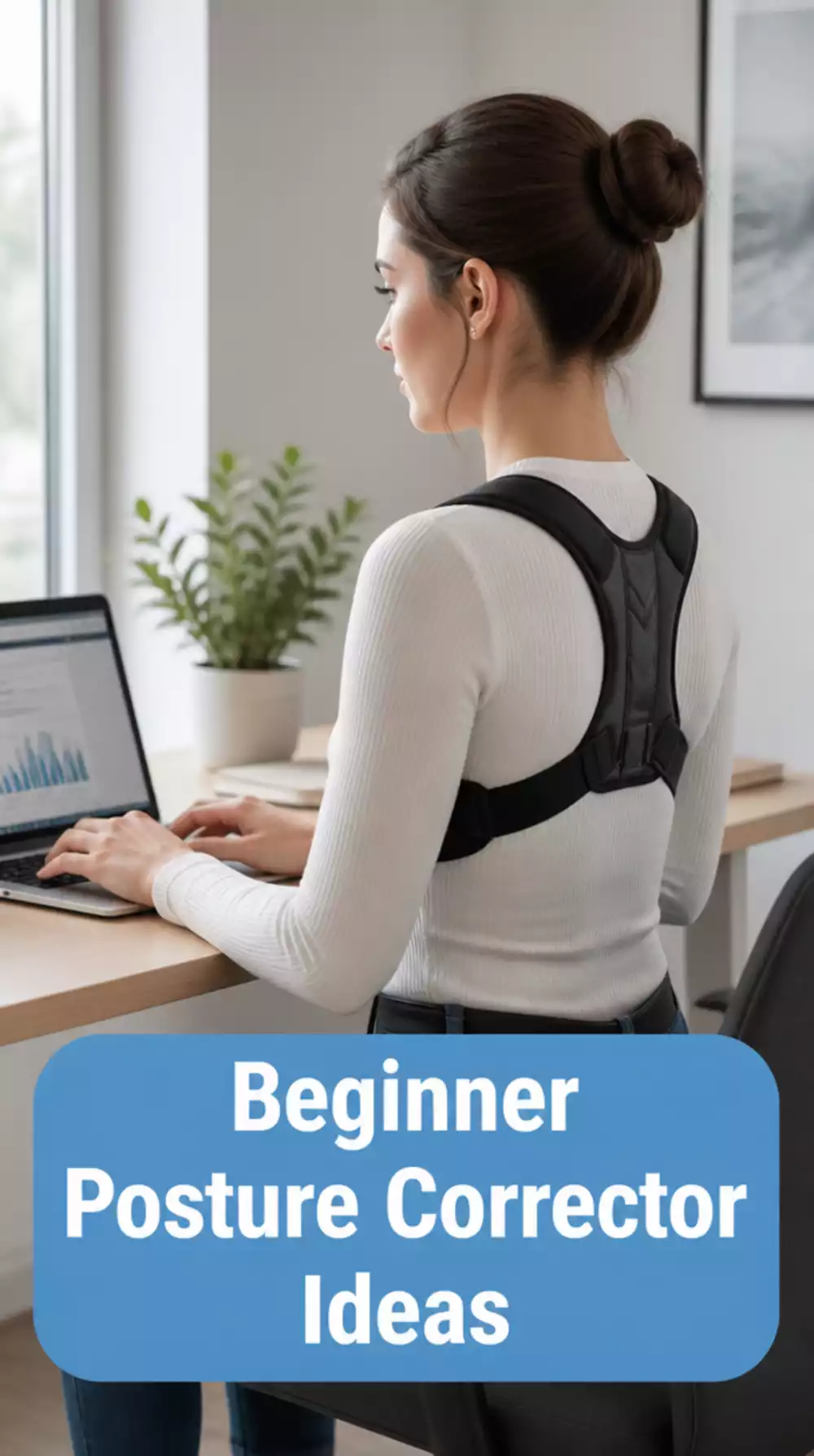 Beginner Posture Corrector That Supports Back Training Between Workout Days