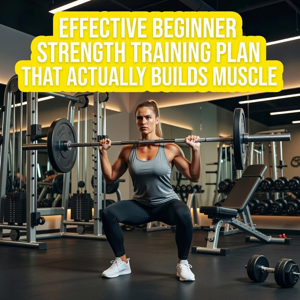 Effective Beginner Strength Training Plan That Actually Builds Muscle