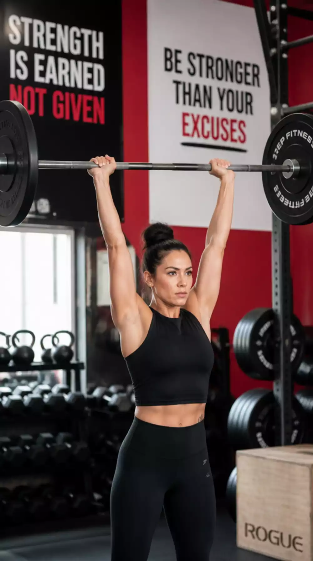 Beginner Women's Barbell Overhead Press That Builds Strong Shoulders Safely
