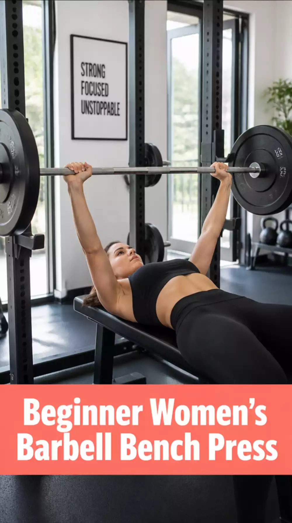 Beginner Women's Barbell Bench Press That Builds a Stronger Upper Body