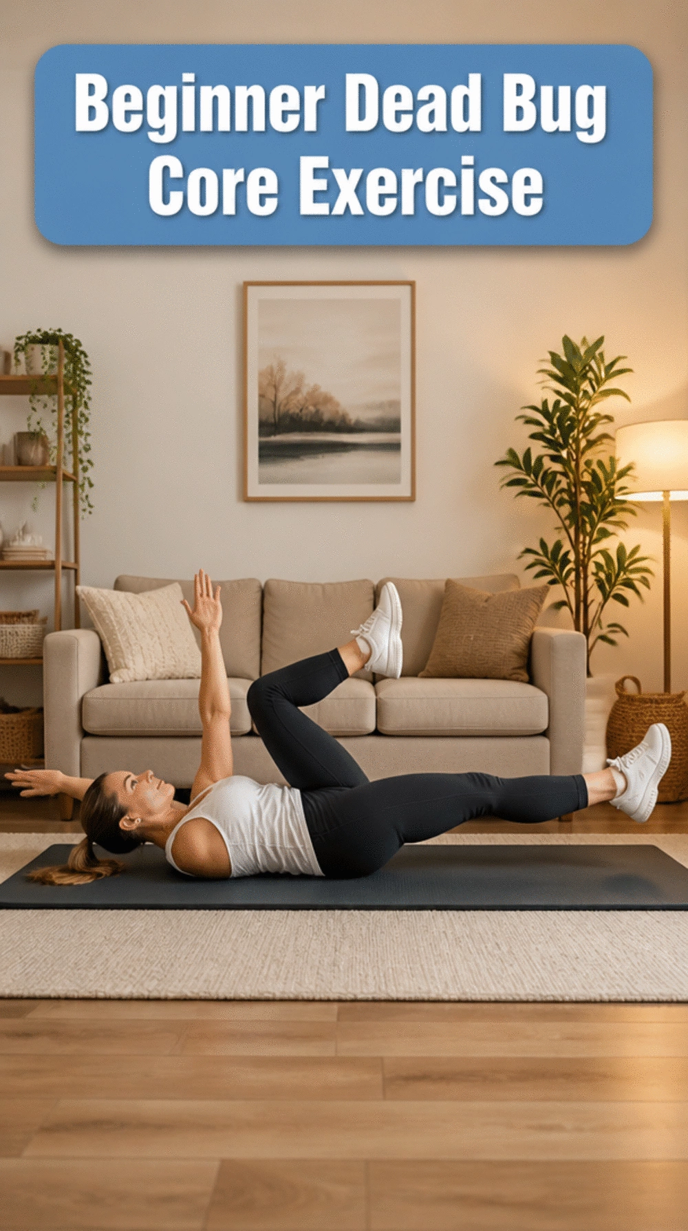 Beginner Dead Bug Exercise That Trains Deep Core Without Neck Strain