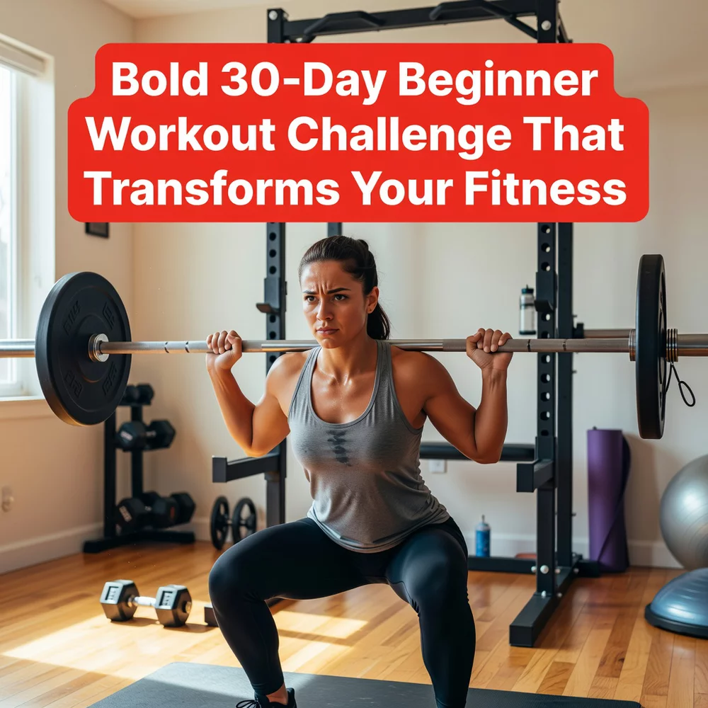Bold 30-Day Beginner Workout Challenge That Transforms Your Fitness