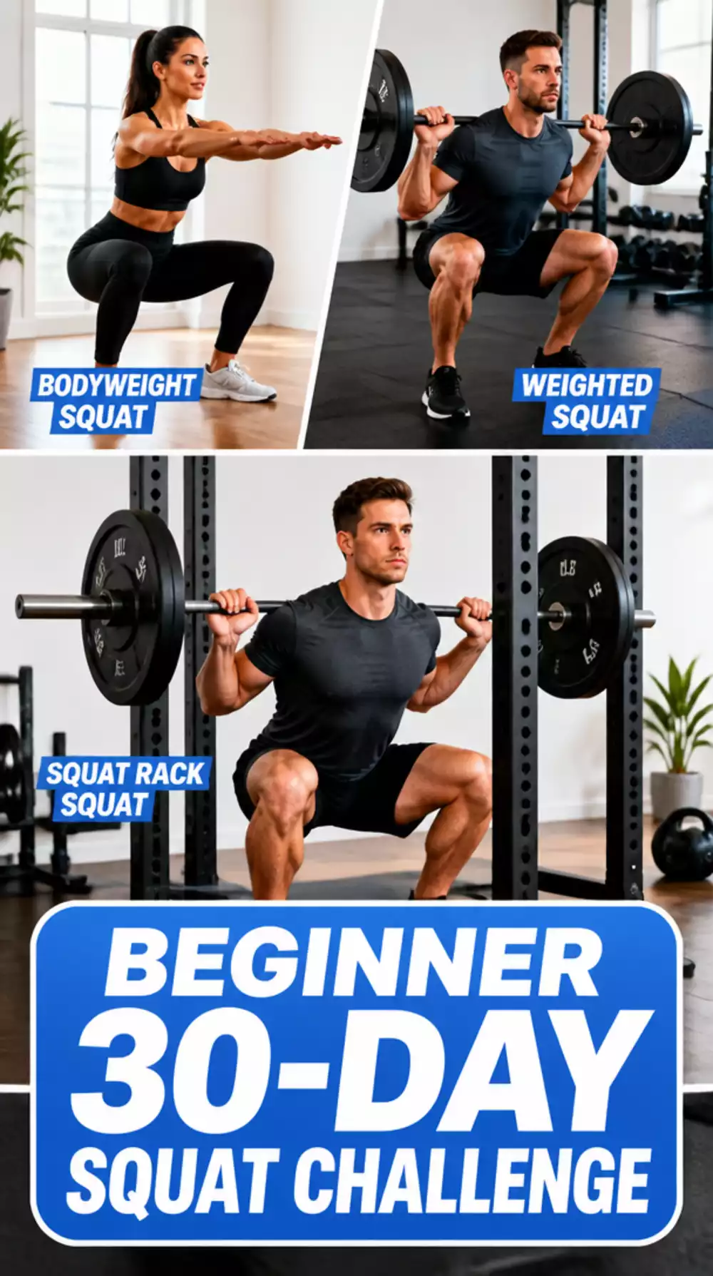 Beginner 30-Day Squat Challenge That Builds Glutes and Leg Strength