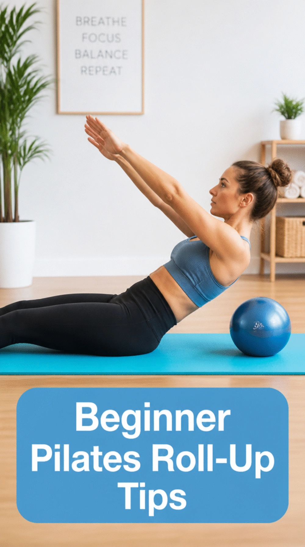 Beginner Pilates Roll-Up That Builds Spinal Flexibility and Ab Strength