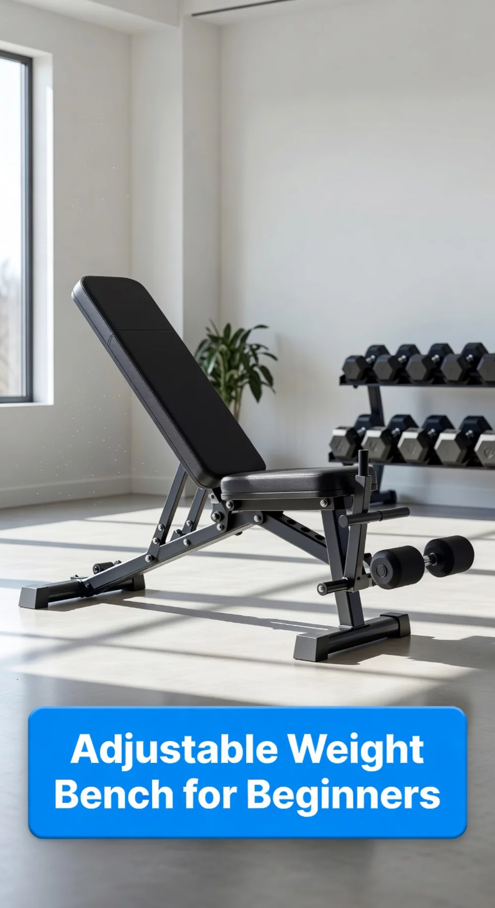 Adjustable Weight Bench for Beginners Wanting a Real Chest Press Angle