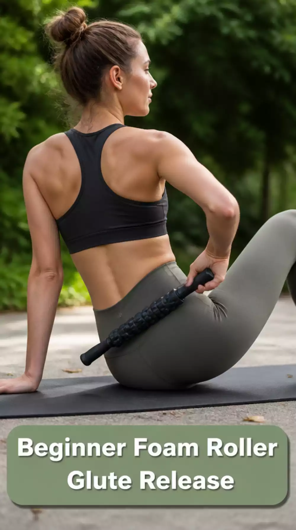 Beginner Foam Roller Glute Release That Eases Hip Tightness After Squats