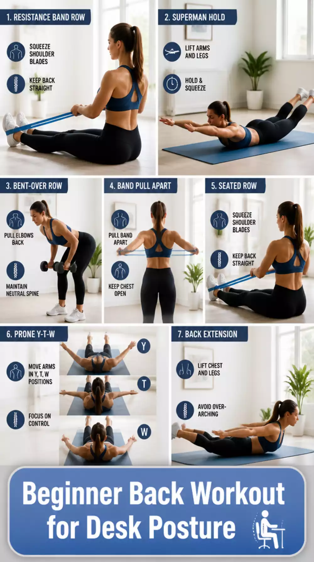 The Beginner Back Workout Trick That Fixes Desk Posture in Four Weeks