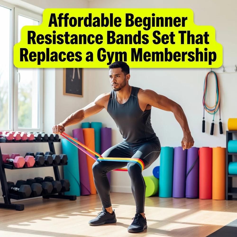 Affordable Beginner Resistance Bands Set That Replaces a Gym Membership