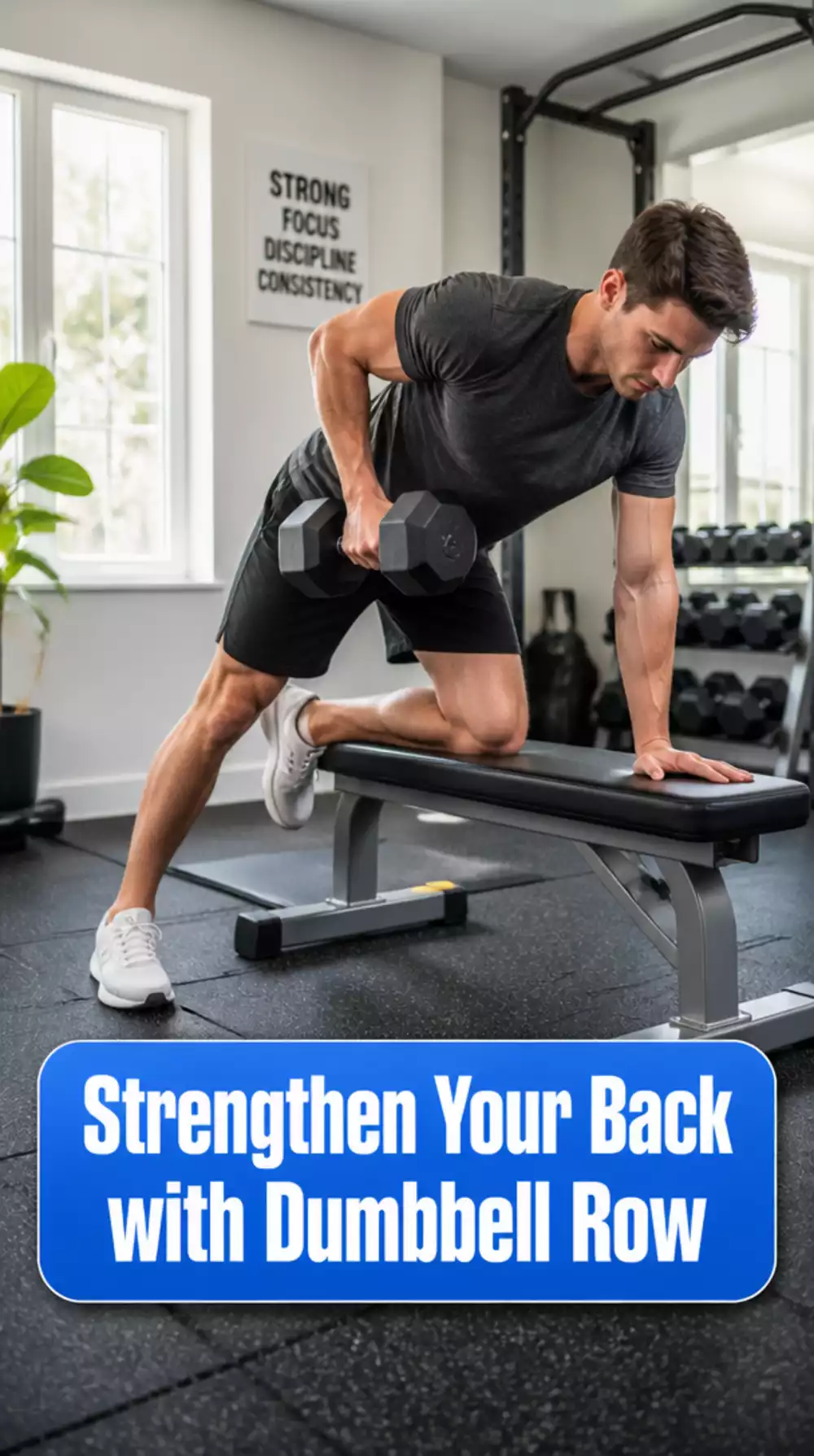 Home Dumbbell Row That Builds a Stronger Back for Beginners