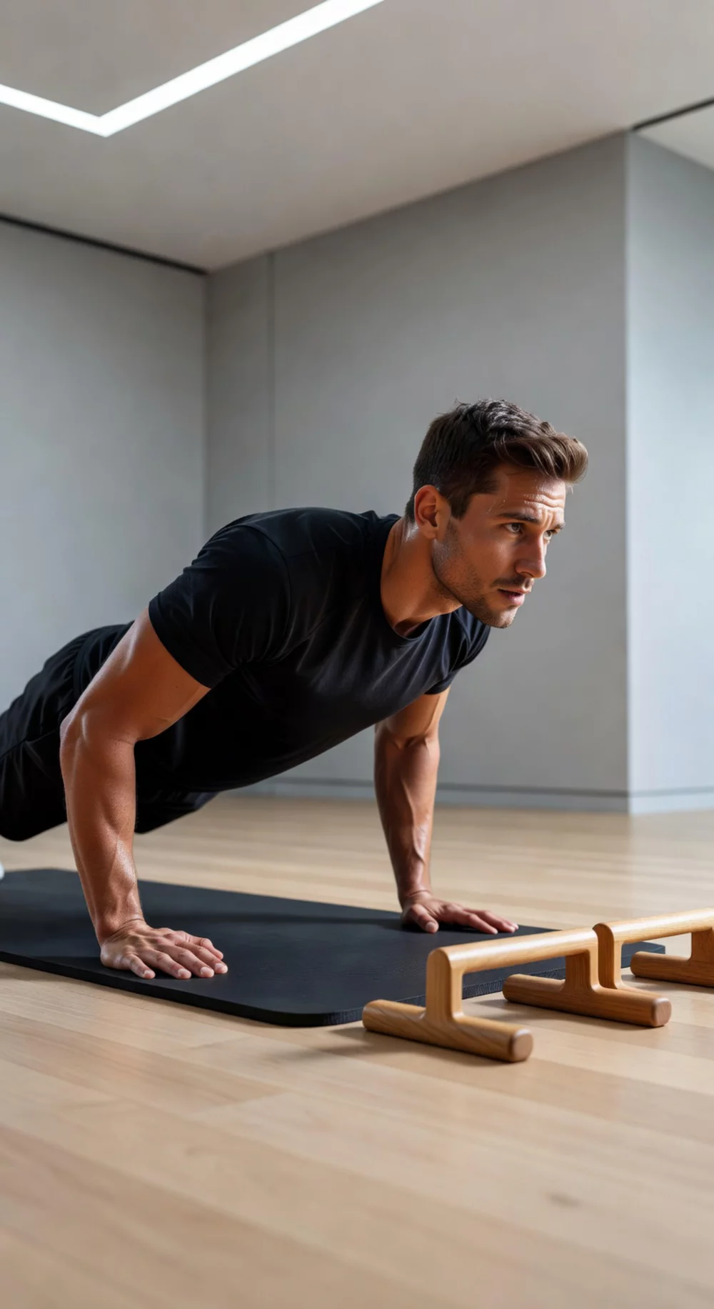 Beginner Chest Push-Up That Builds Pec Strength Without Any Equipment