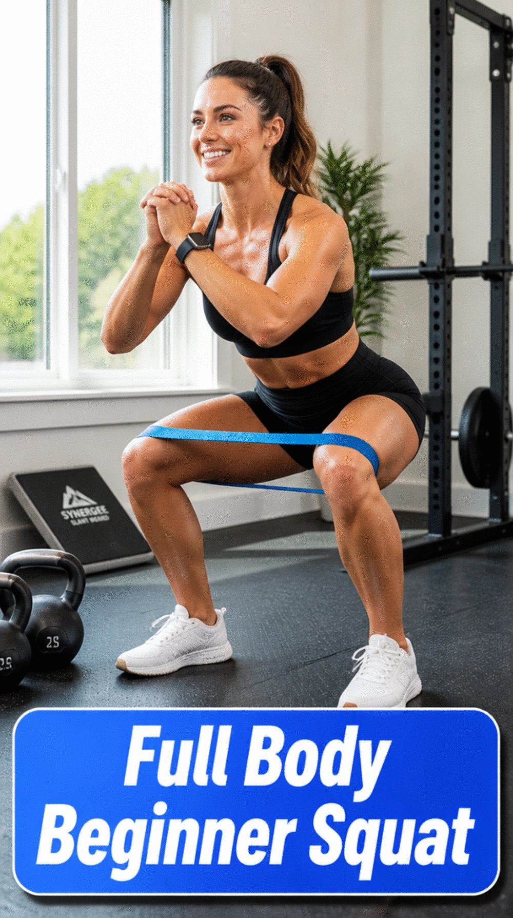 Full Body Beginner Squat That Builds Legs, Glutes, and Core Together