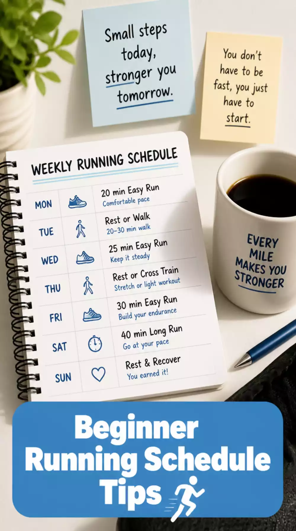 Beginner Running Schedule That Adds Distance Every Week Gradually