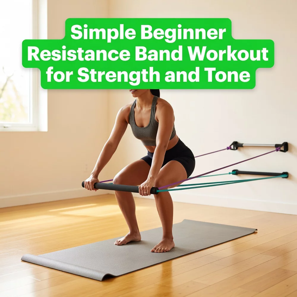Simple Beginner Resistance Band Workout for Strength and Tone