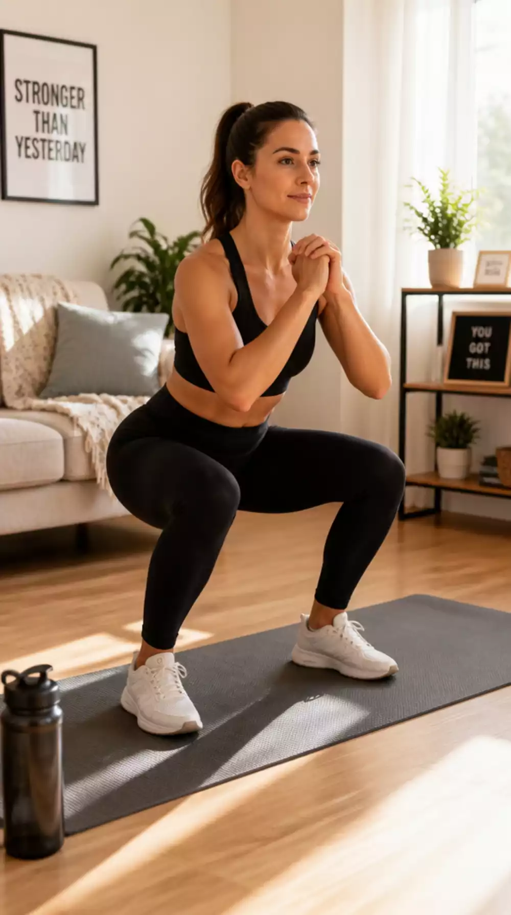 Beginner Bodyweight Squat That Builds Leg Strength from Zero