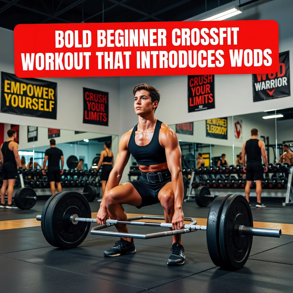 Bold Beginner CrossFit Workout That Introduces WODs