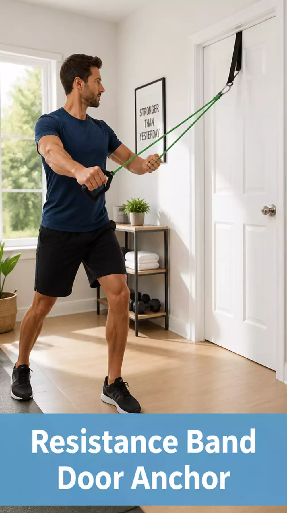 The Resistance Band Door Anchor That Unlocks Every Home Exercise