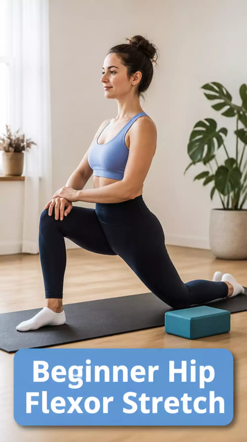 Beginner Hip Flexor Stretch That Undoes Hours of Sitting at a Desk