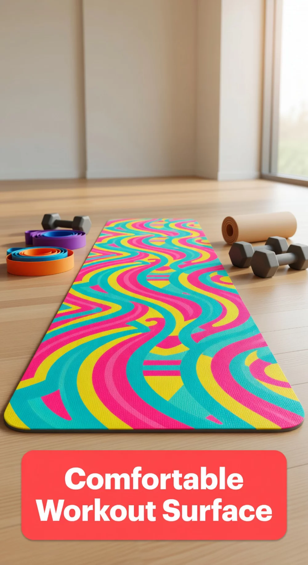 Non-Slip Exercise Mat That Makes Every Circuit Floor Station Comfortable