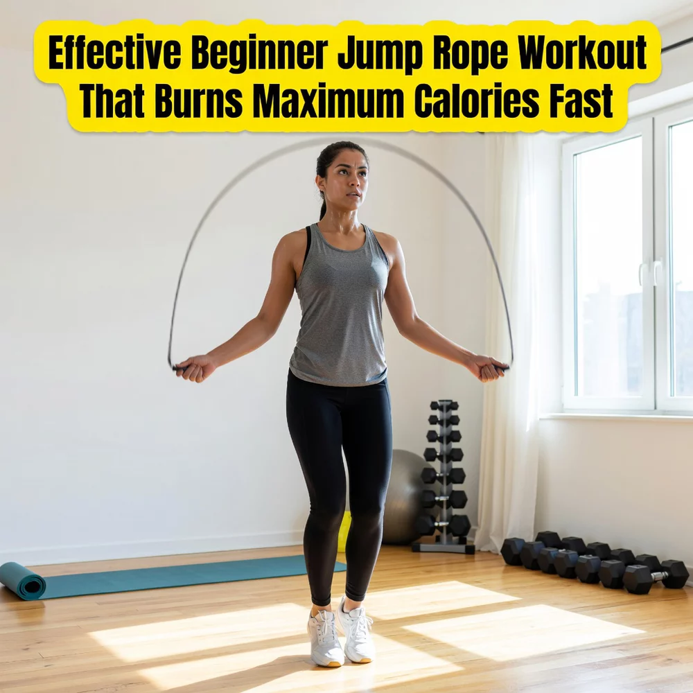 Effective Beginner Jump Rope Workout That Burns Maximum Calories Fast