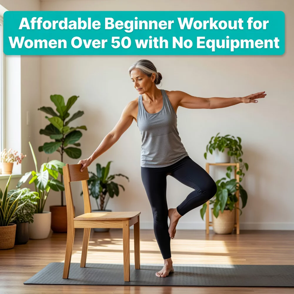 Affordable Beginner Workout for Women Over 50 with No Equipment