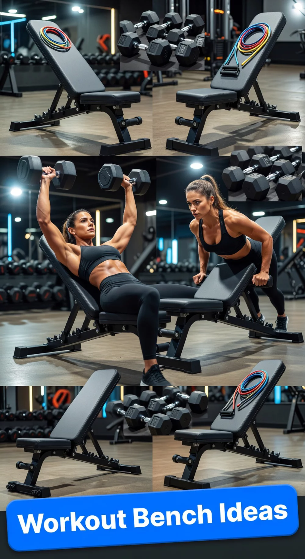 Women's Beginner Workout Bench That Unlocks Dozens of New Exercises