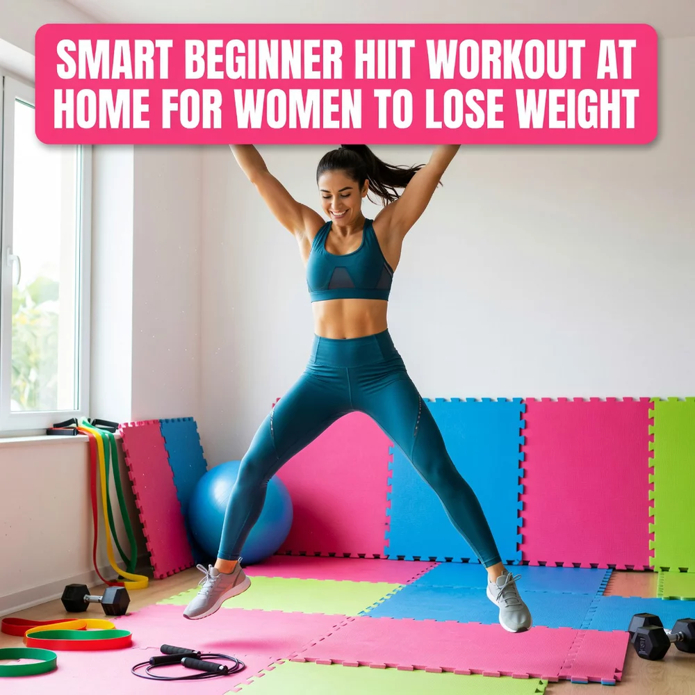 Smart Beginner HIIT Workout at Home for Women to Lose Weight