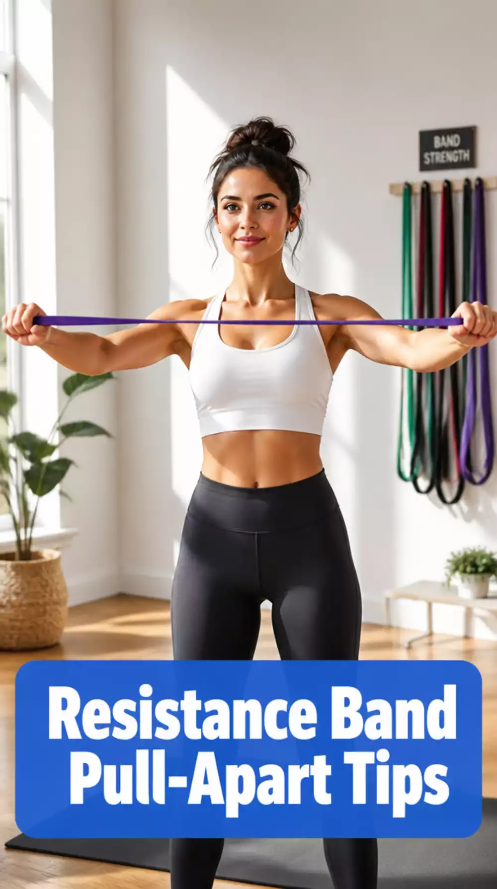 Beginner Resistance Band Pull-Apart That Opens Chest and Fixes Rounded Shoulders
