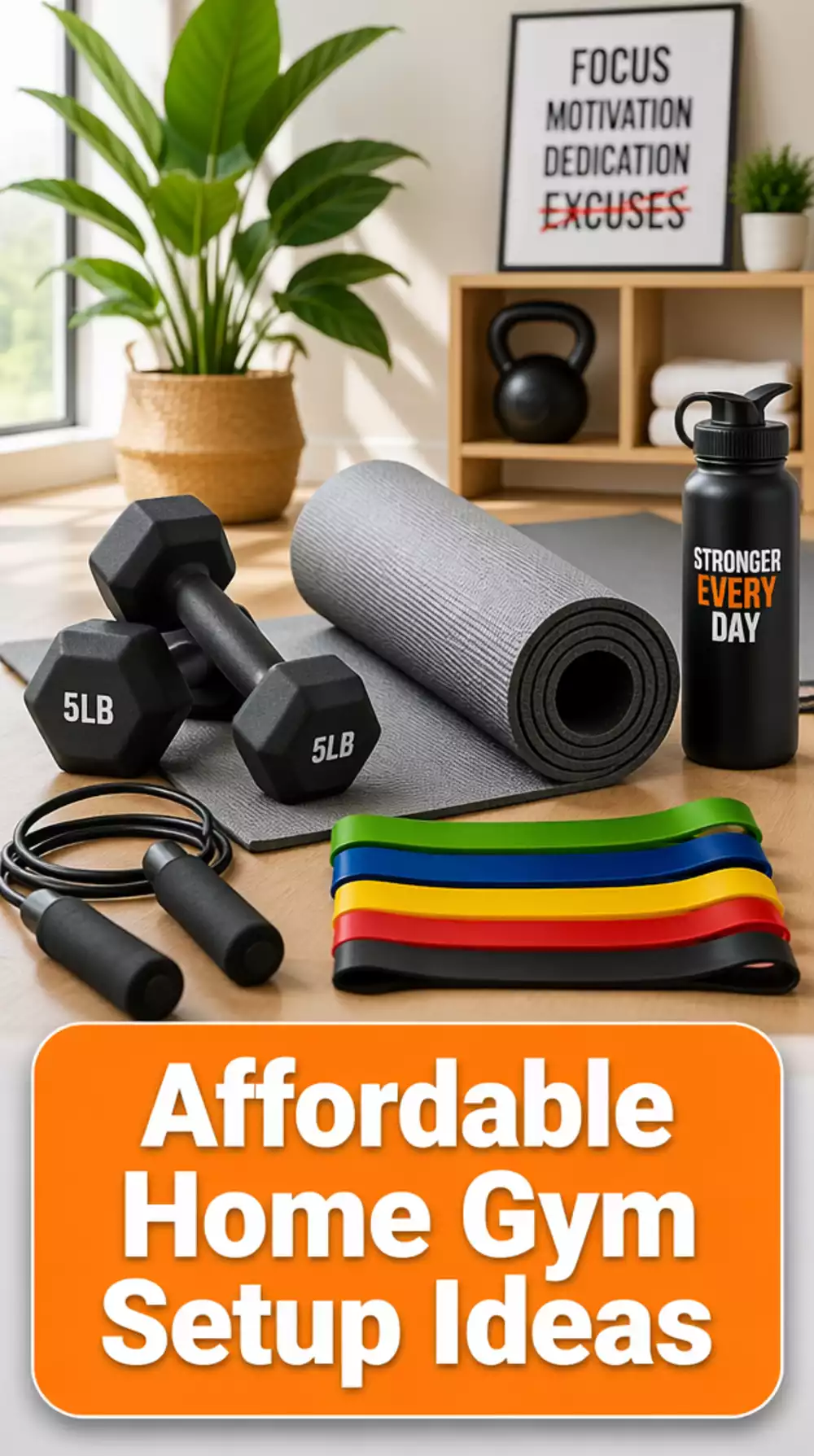 Affordable Home Gym Setup That a Beginner Can Start for Under $30