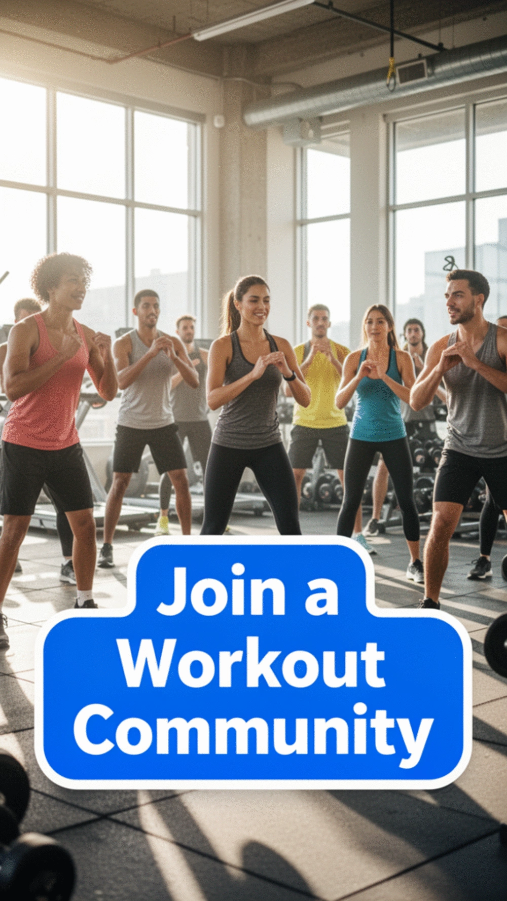 Join a supportive workout community to enhance your fitness journey