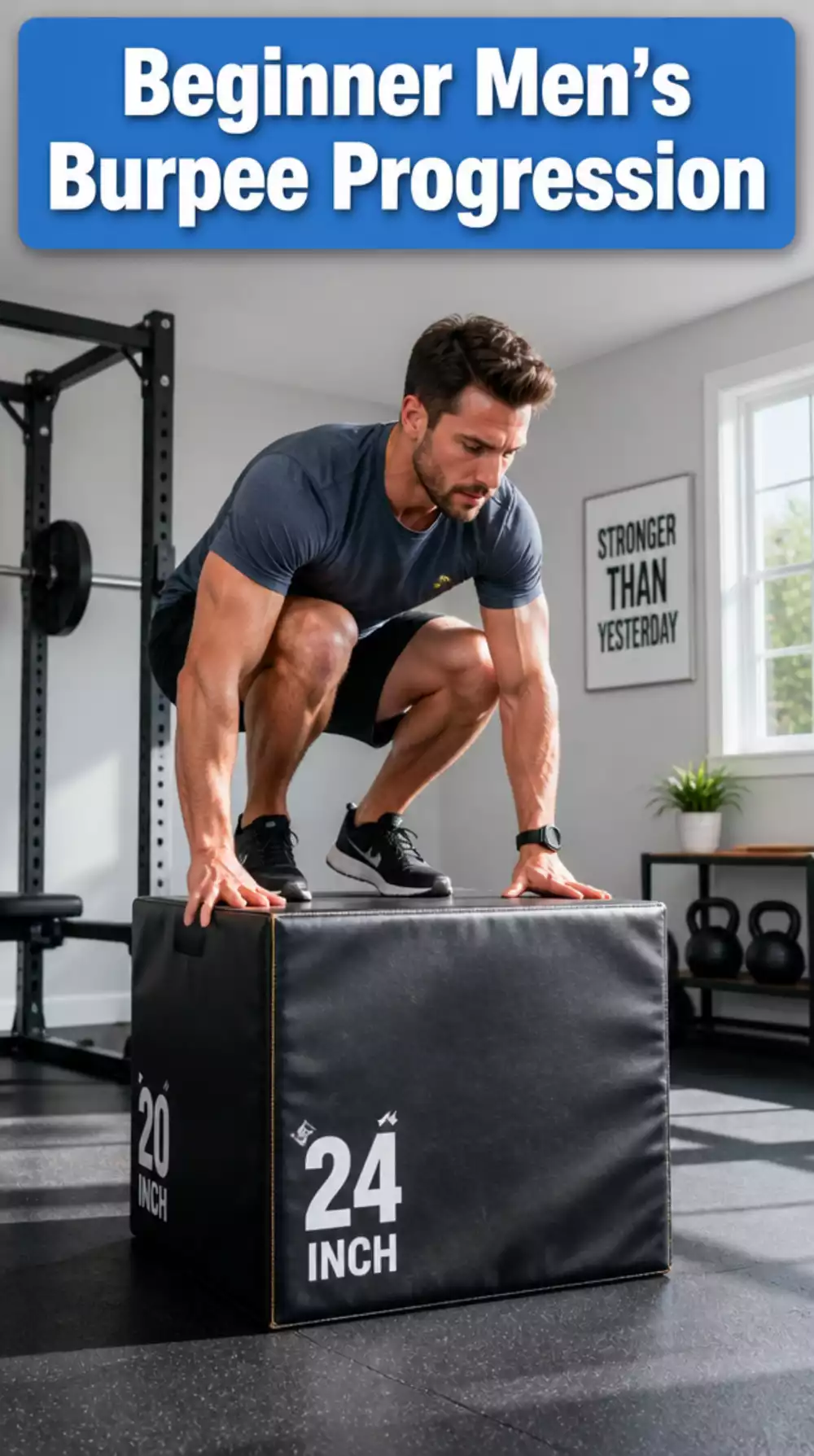Beginner Men's Burpee Progression That Cranks Up Fat-Burning Intensity