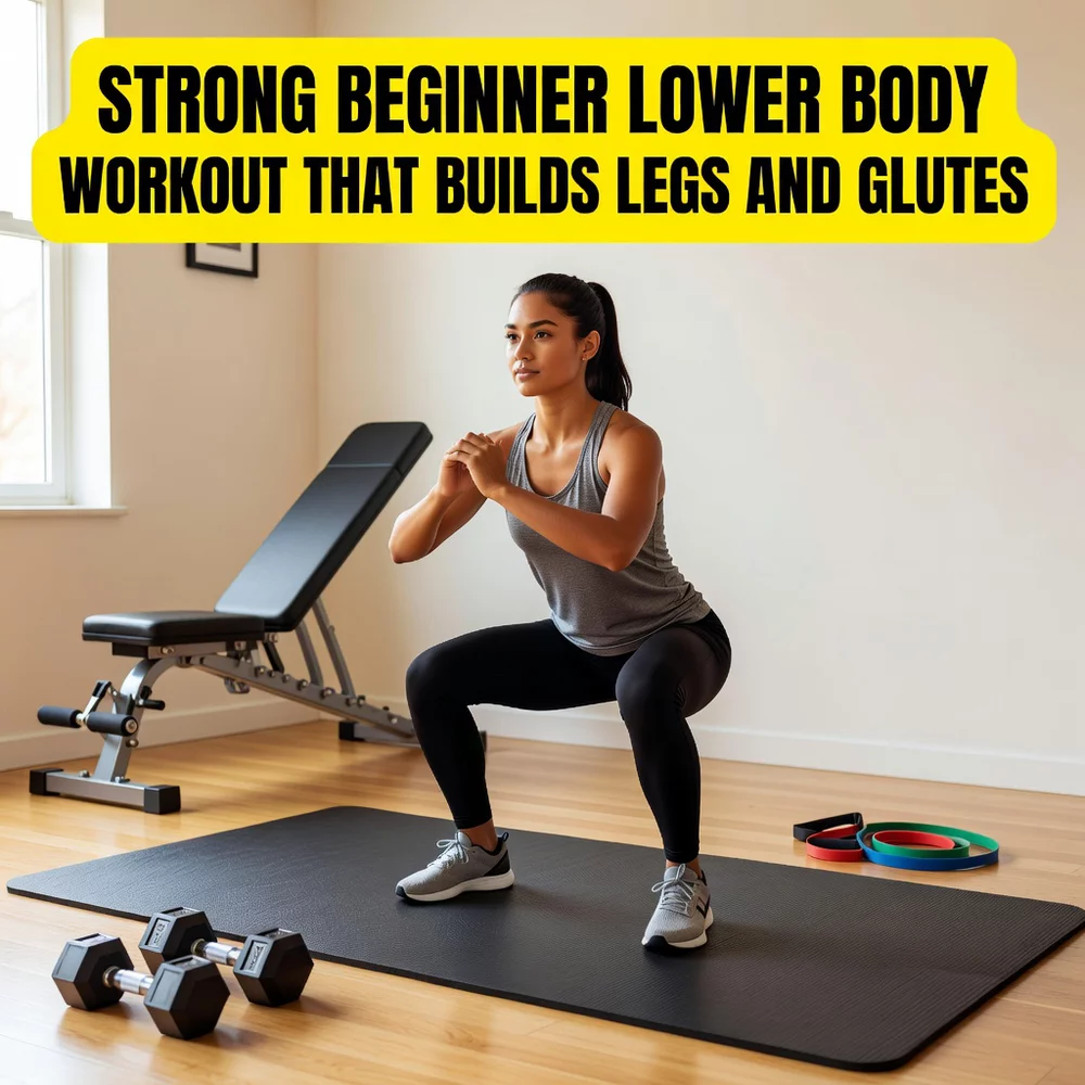 Strong Beginner Lower Body Workout That Builds Legs and Glutes