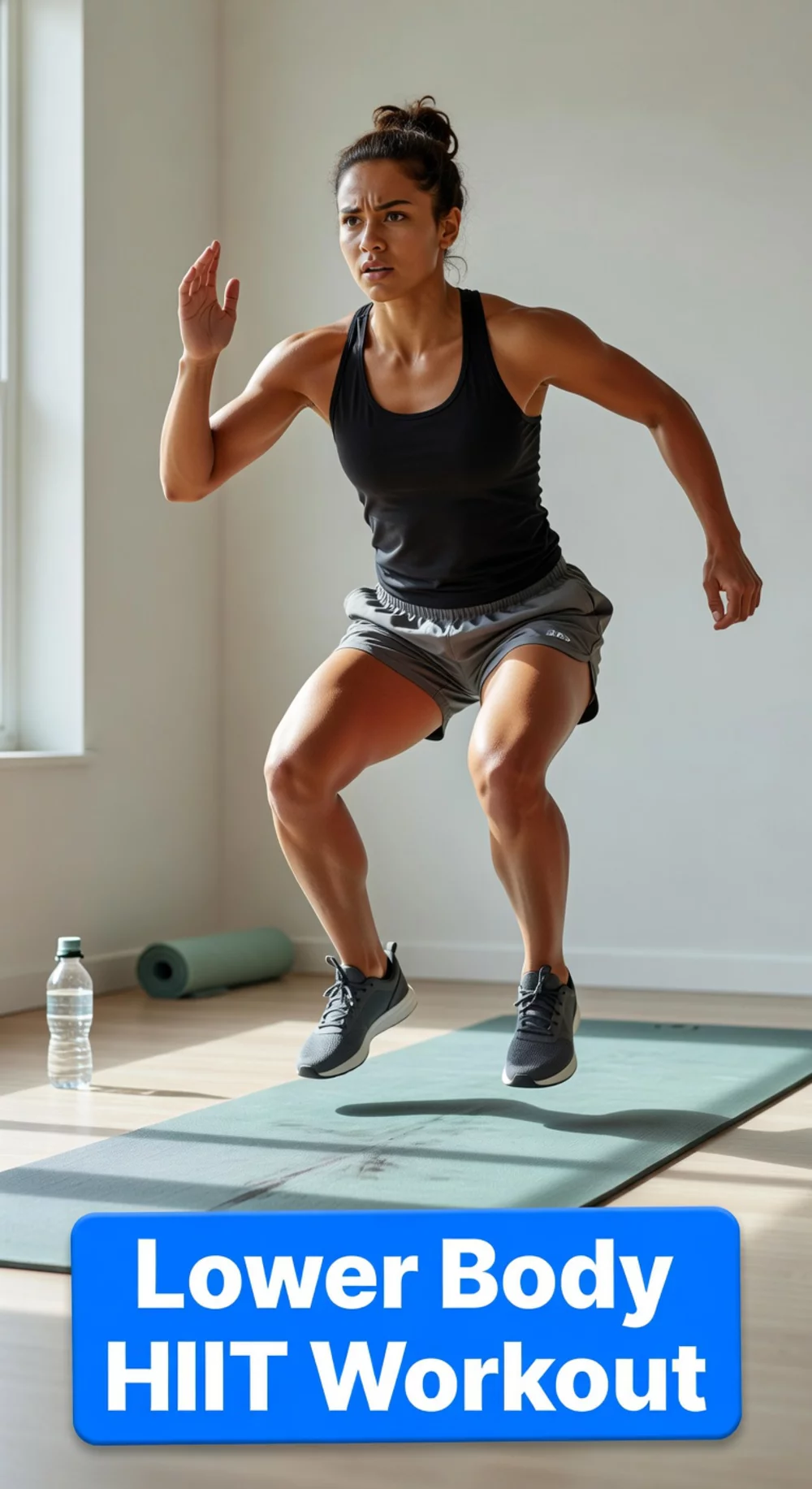 Beginner HIIT Squat and Jump Combo That Fires Up the Lower Body