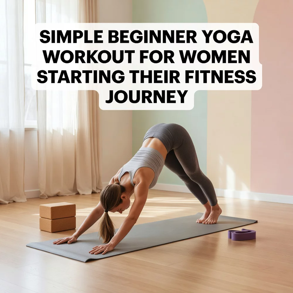 Simple Beginner Yoga Workout for Women Starting Their Fitness Journey