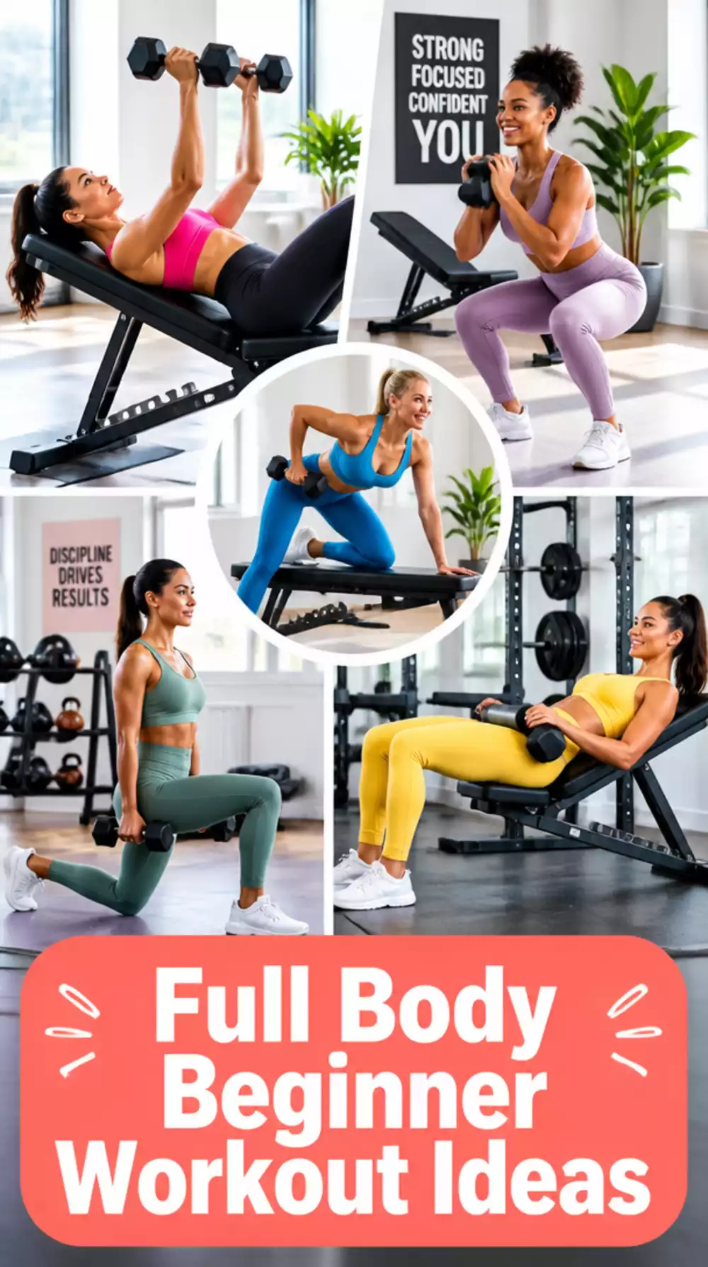 Beginner Gym Full Body Workout That Covers Every Major Muscle