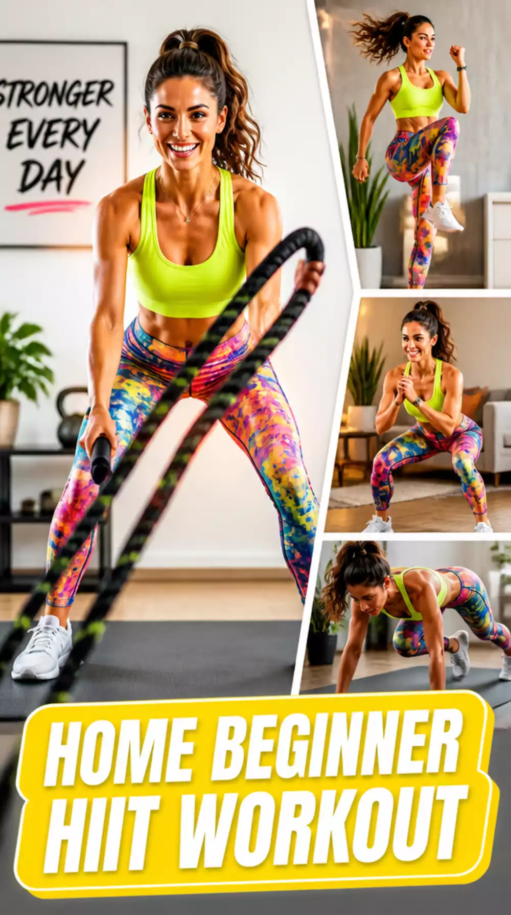 Home Beginner HIIT Workout That Torches Calories in Twenty Minutes