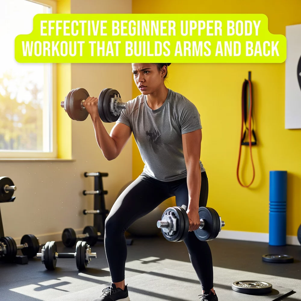 Effective Beginner Upper Body Workout That Builds Arms and Back