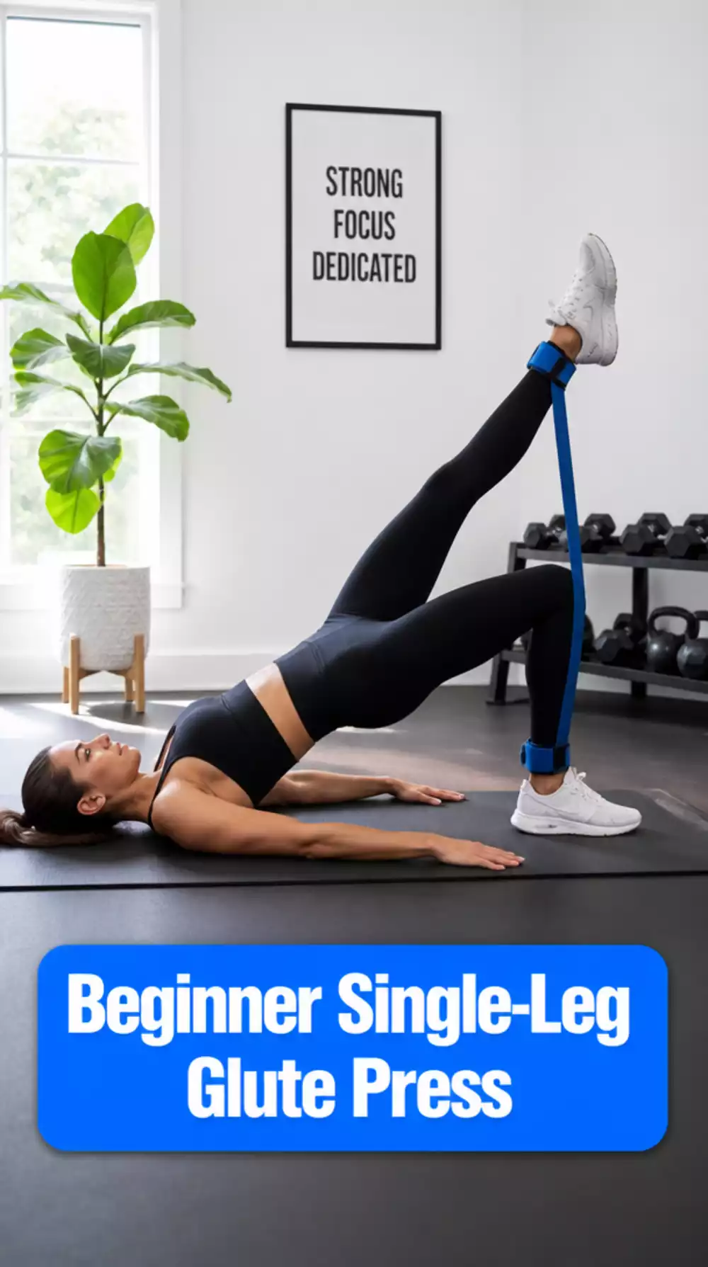 Beginner Single-Leg Glute Press That Builds Unilateral Glute Strength