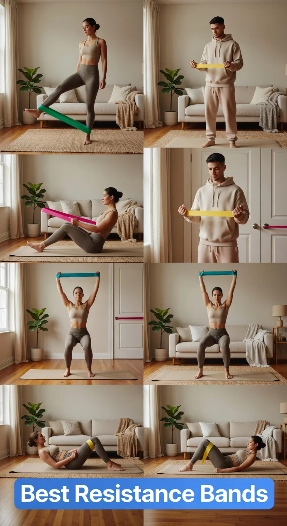 Beginner Resistance Band Set That Powers a Quiet Apartment Workout Fully