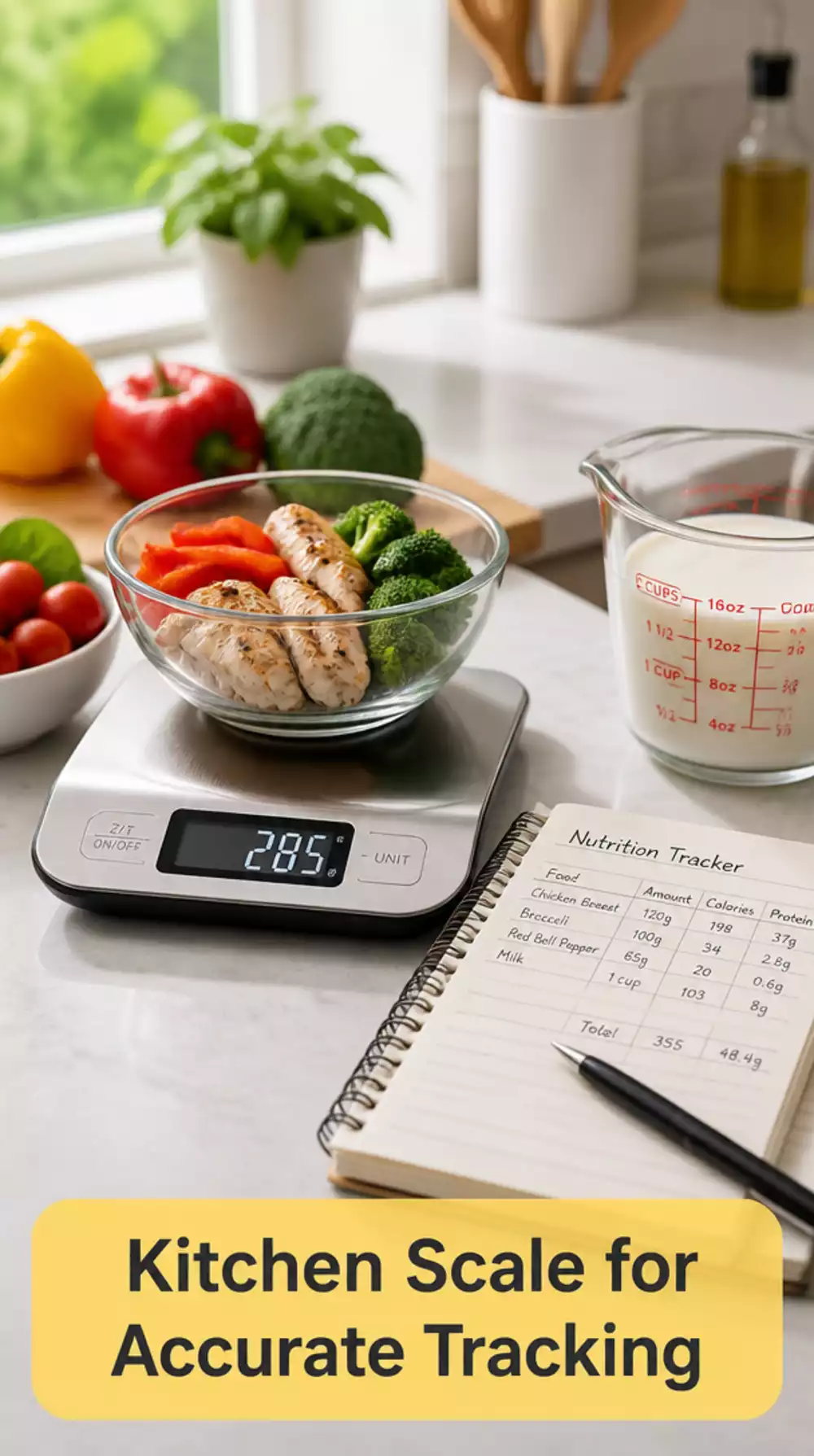 Beginner Kitchen Scale That Makes Tracking Calories Simple and Accurate