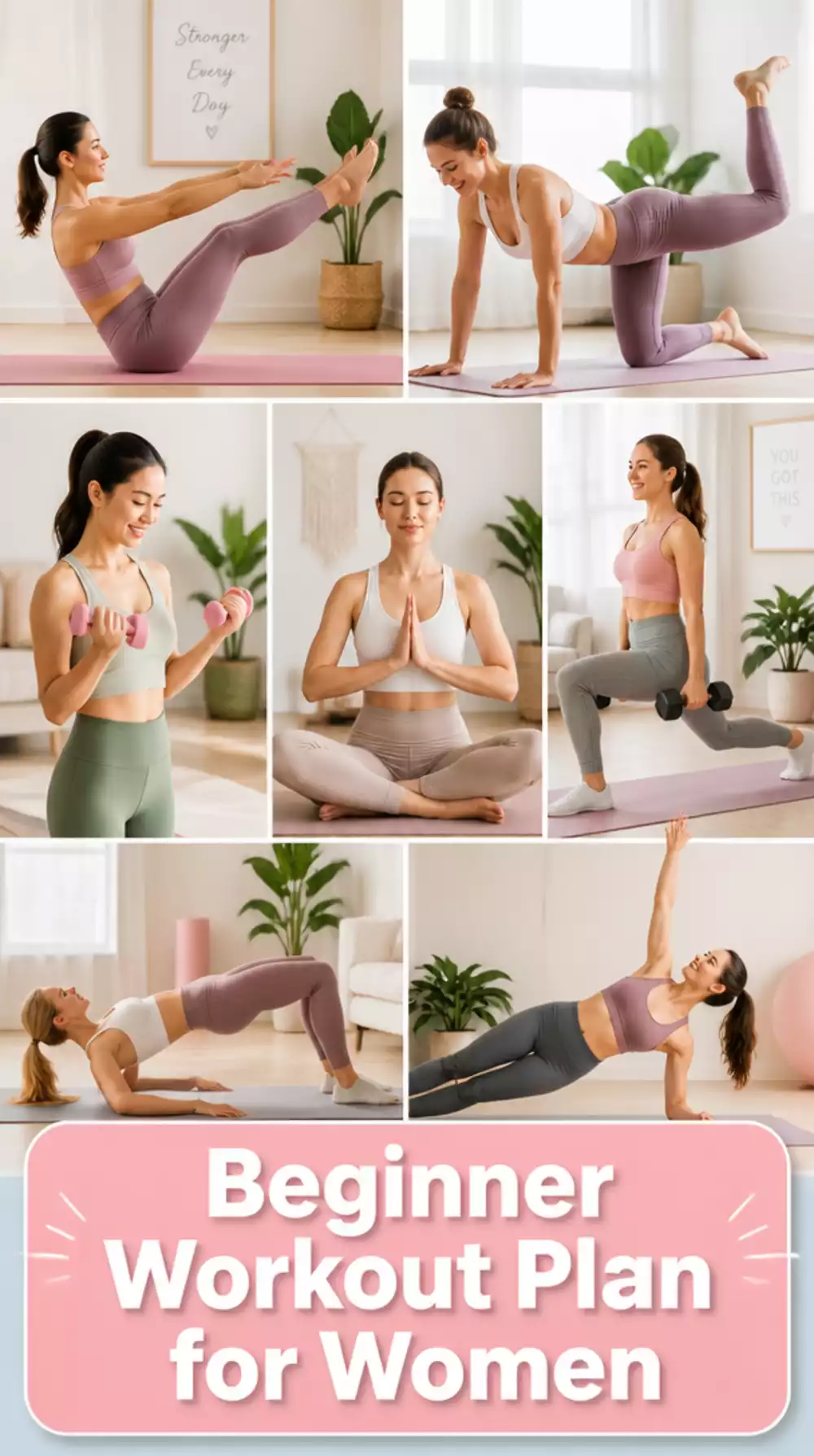 Beginner Workout Plan for Women Starting from Zero