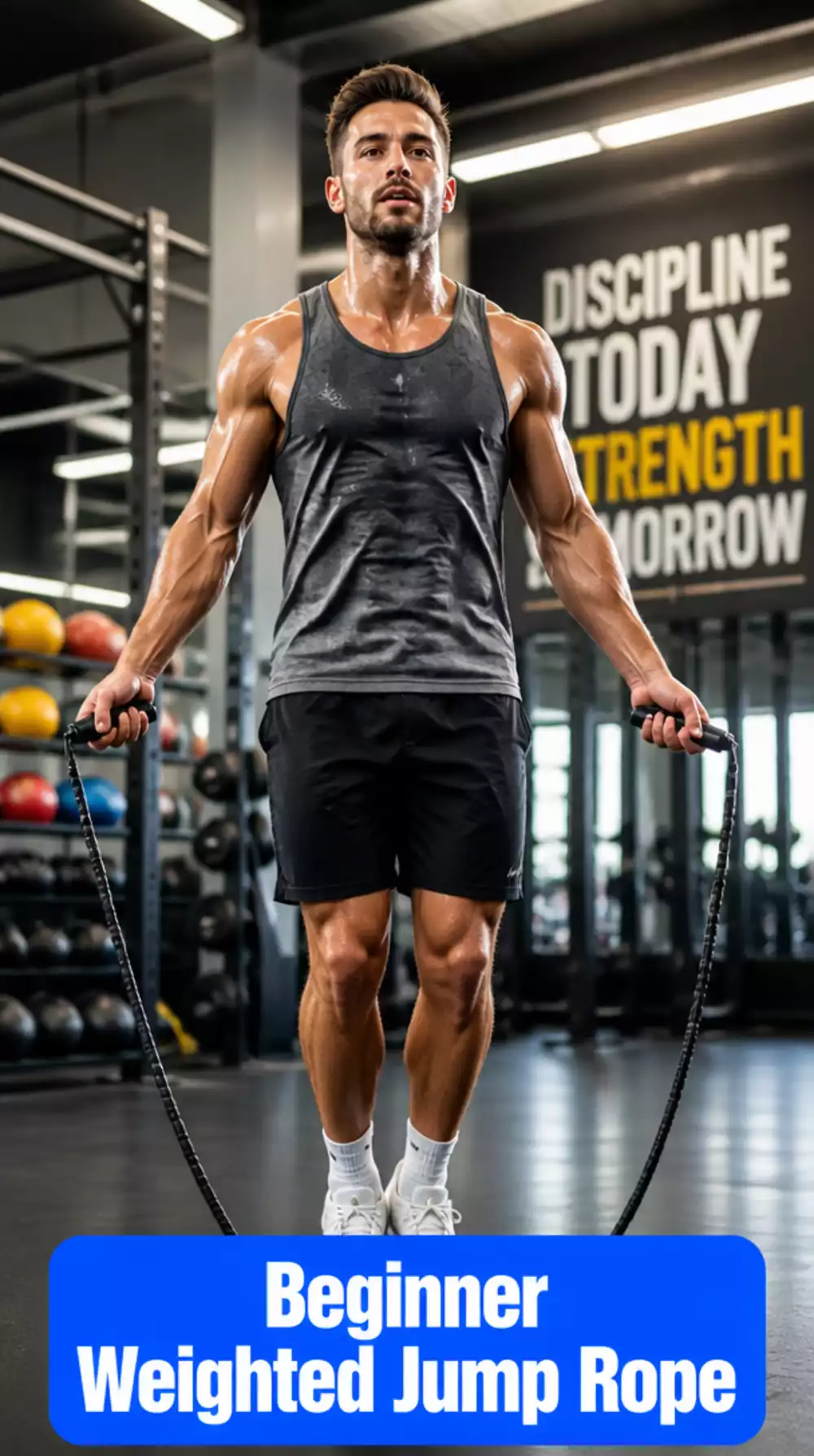 Beginner Weighted Jump Rope That Burns More Calories Than a Standard Rope