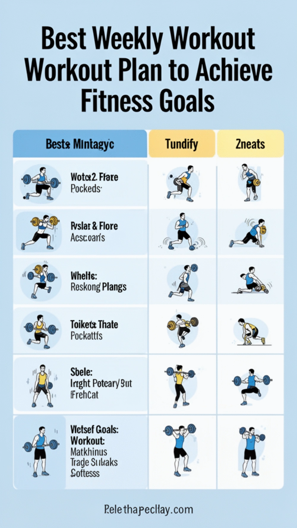 Best Weekly Workout Plan to Achieve Fitness Goals