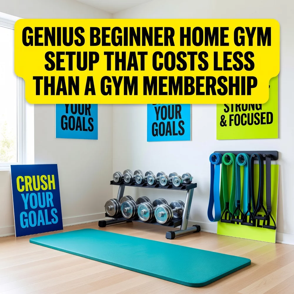 Genius Beginner Home Gym Setup That Costs Less Than a Gym Membership