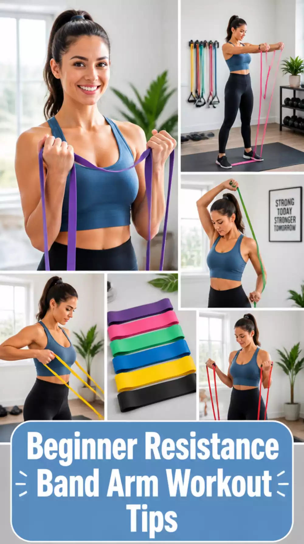Beginner Resistance Band That Adds Arm Tension Without Heavy Weights