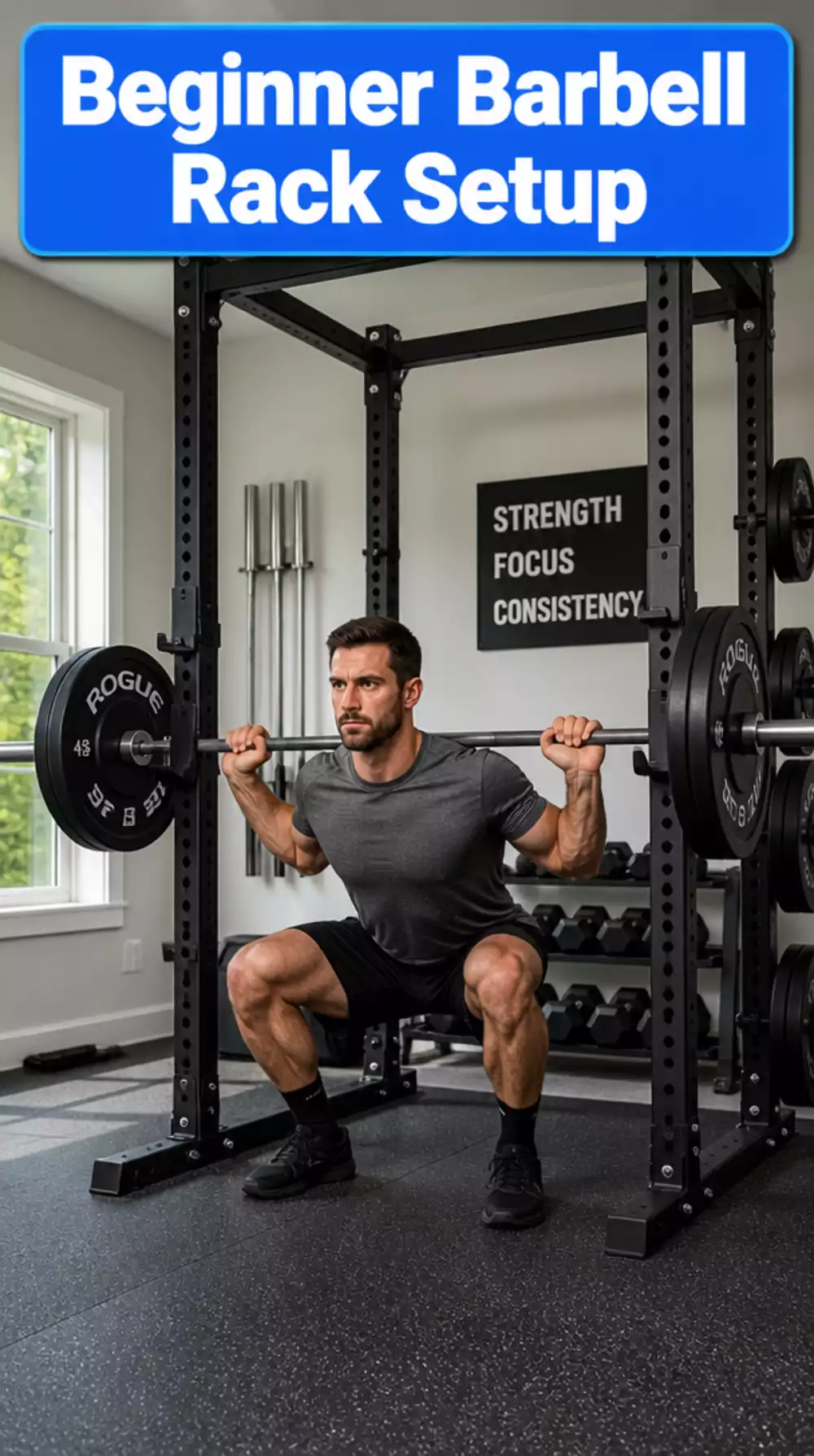 Beginner Barbell Rack That Teaches Safe Setup Before Every Lift
