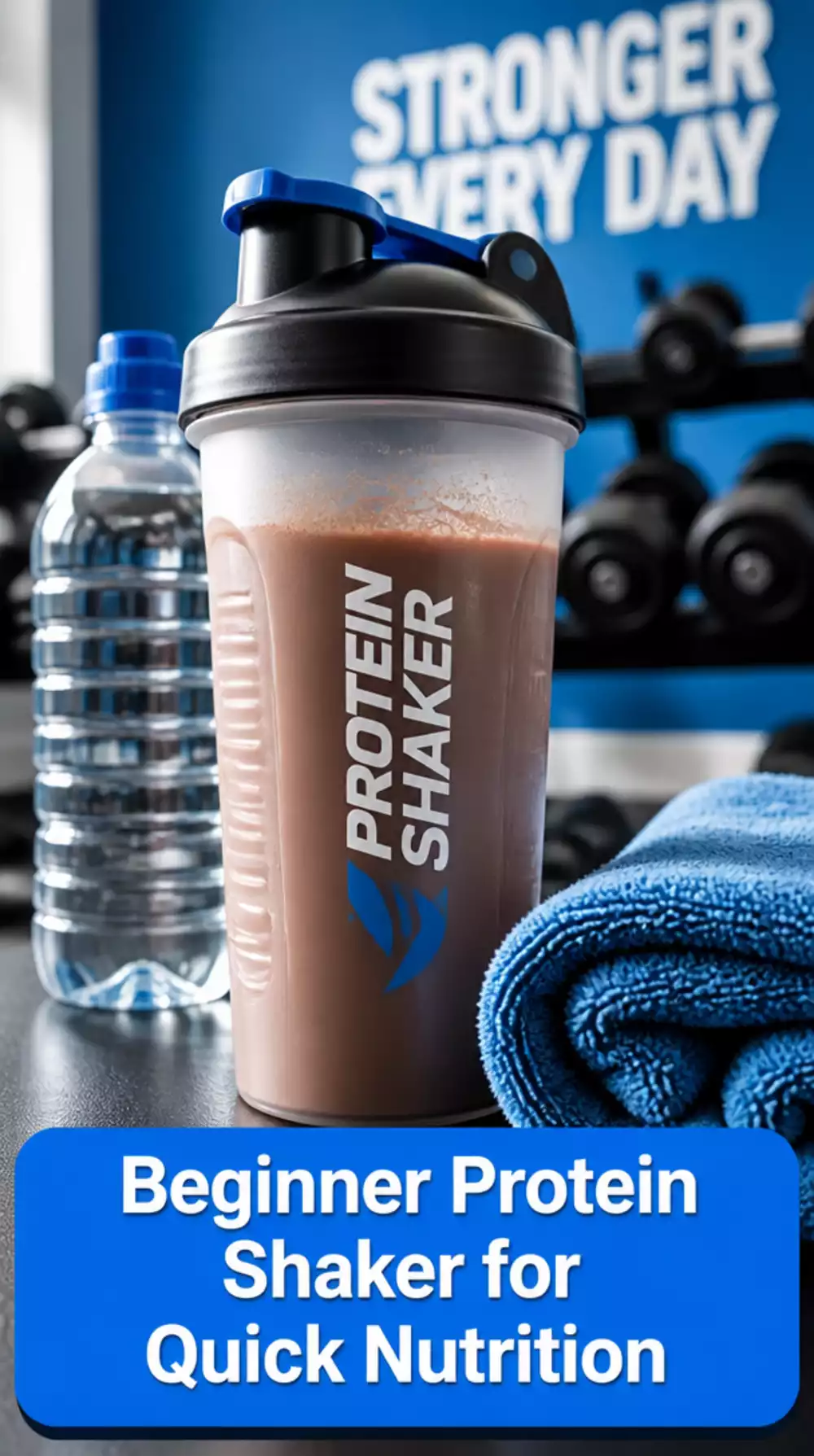 Beginner Protein Shaker That Blends Post-Workout Nutrition in Seconds