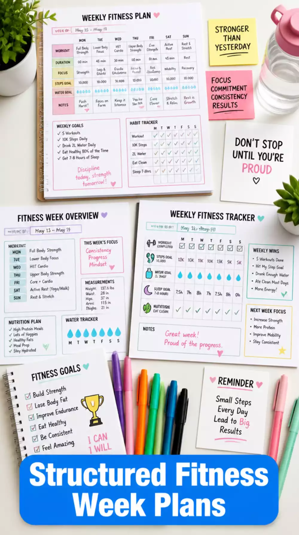 The Beginner Printable Trick That Makes a Blank Week Feel Like a Structured Plan